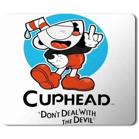 Art Hediye Cuphead Dont Deal With the Devil Baskılı 23x19 cm Mouse Pad