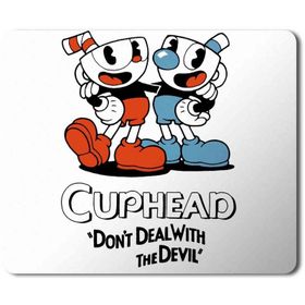 Art Hediye Cuphead Dont Deal With the Devil Baskılı 23x19 cm Mouse Pad