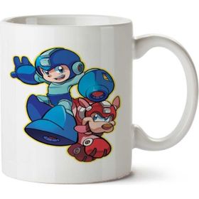 Art Hediye Cute Megaman İki Tarafı Baskılı Kupa