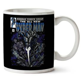 Art Hediye Cyberman Doctor Who Classic Comic Iki Tarafı Baskılı Kupa Bardak