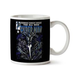 Art Hediye Cyberman Doctor Who Classic Comic Iki Tarafı Baskılı Kupa Bardak