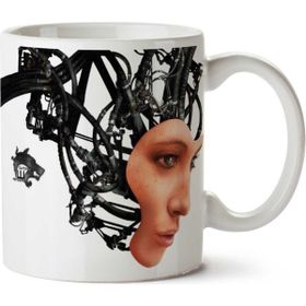 Art Hediye Cyborg Png File İki Tarafı Baskılı Kupa