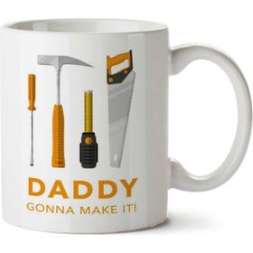 Art Hediye Daddy Gonna Make It Tools İki Tarafı Baskılı Kupa