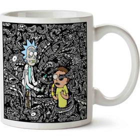 Art Hediye Daire Rick And Korku Kupa Bardak