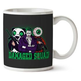 Art Hediye Damaged Squad Joker Deadshot Suicide Squad Iki Tarafı Baskılı Kupa Bardak