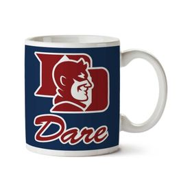 Art Hediye Dare Daredevil Dd Logo İki Tarafı Baskılı Kupa Bardak