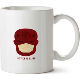 Art Hediye Daredevil A Justiça É Cega İki Tarafı Baskılı Kupa