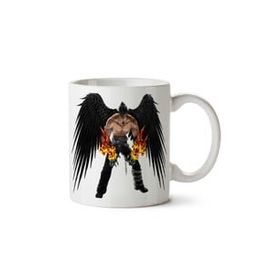 Art Hediye Dark-angel-free-png-ımage İki Tarafı Baskılı Kupa Bardak