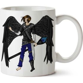 Art Hediye Dark Angel Transparent İki Tarafı Baskılı Kupa