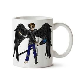Art Hediye Dark Angel Transparent İki Tarafı Baskılı Kupa