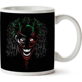 Art Hediye Dark Knight Crazy Joker Iki Tarafı Baskılı Kupa Bardak