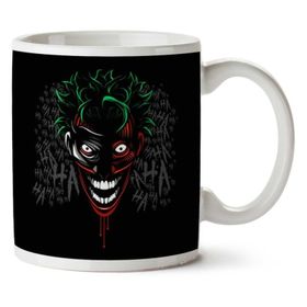 Art Hediye Dark Knight Crazy Joker Iki Tarafı Baskılı Kupa Bardak