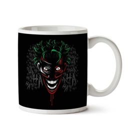 Art Hediye Dark Knight Crazy Joker Iki Tarafı Baskılı Kupa Bardak