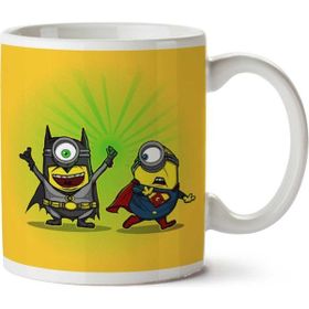 Art Hediye Dark Minion Vs False God Batman Vs Superman Kryptonite Iki Tarafı Baskılı Kupa Bardak