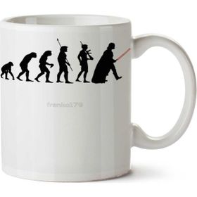 Art Hediye Dark Side of Evolution İki Tarafı Baskılı Kupa