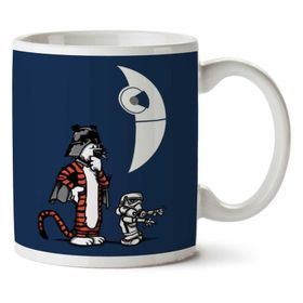 Art Hediye Darth Hobbes And Calvin Trooper Star Wars Iki Tarafı Baskılı Kupa Bardak