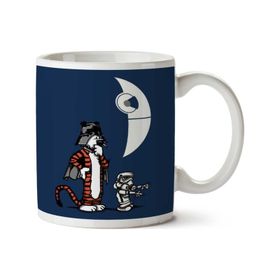 Art Hediye Darth Hobbes And Calvin Trooper Star Wars Iki Tarafı Baskılı Kupa Bardak