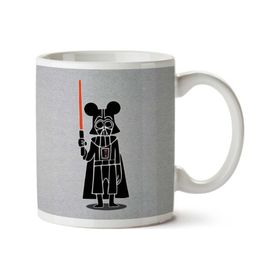 Art Hediye Darth Vader Mouse Mickey Star Wars Disney Iki Tarafı Baskılı Kupa Bardak