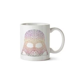 Art Hediye Darth Vader Neon Pattern Helmet Star Wars İki Tarafı Baskılı Kupa