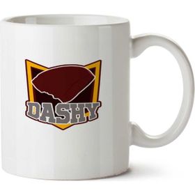 Art Hediye Dashy Red Cap İki Tarafı Baskılı Beyaz Kupa
