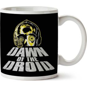 Art Hediye Dawn of the Droid Star Wars Zombies İki Tarafı Baskılı Kupa Bardak