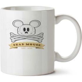 Art Hediye Dead Mouse İki Tarafı Baskılı Beyaz Kupa