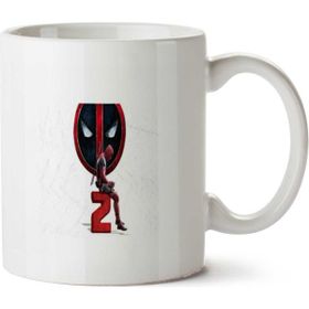 Art Hediye Deadpool 21 İki Tarafı Baskılı Beyaz Kupa
