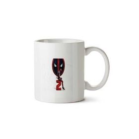 Art Hediye Deadpool 21 İki Tarafı Baskılı Beyaz Kupa