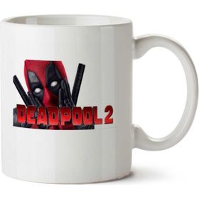 Art Hediye Deadpool 22 İki Tarafı Baskılı Beyaz Kupa