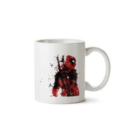 Art Hediye Deadpool 77 İki Tarafı Baskılı Beyaz Kupa