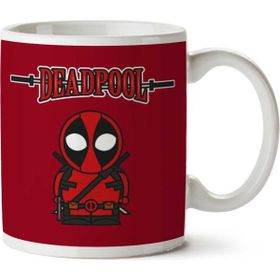 Art Hediye Deadpool Cartoon Figure Iki Tarafı Baskılı Kupa Bardak