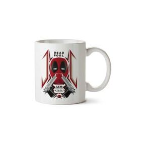Art Hediye Deadpool I am Touching Myself Tonight İki Tarafı Baskılı Beyaz Kupa