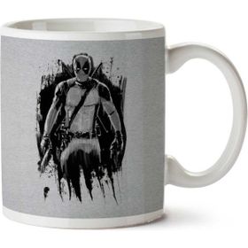 Art Hediye Deadpool Ink İki Tarafı Baskılı Kupa Bardak