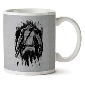 Art Hediye Deadpool Ink İki Tarafı Baskılı Kupa Bardak