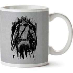 Art Hediye Deadpool Ink İki Tarafı Baskılı Kupa Bardak