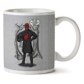 Art Hediye Deadpool Invincible Black Knight İki Tarafı Baskılı Kupa Bardak