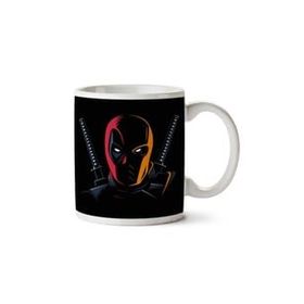 Art Hediye Deadpool Karşı Deathstroke Iki Tarafı Baskılı Kupa Bardak