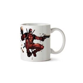 Art Hediye Deadpool Marvel 2 İki Tarafı Baskılı Beyaz Kupa
