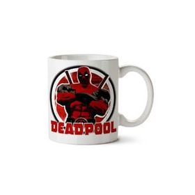 Art Hediye Deadpool Marvel İki Tarafı Baskılı Beyaz Kupa