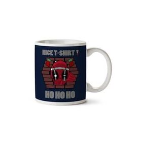 Art Hediye Deadpool Nice Christmas Iki Tarafı Baskılı Kupa Bardak