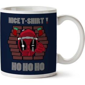 Art Hediye Deadpool Nice Christmas Iki Tarafı Baskılı Kupa Bardak