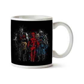 Art Hediye Deadpool Paralı Takım İki Tarafı Baskılı Kupa Bardak