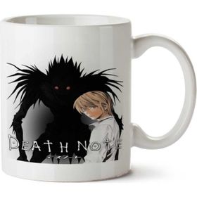 Art Hediye Death Note Kira İki Tarafı Baskılı Beyaz Kupa