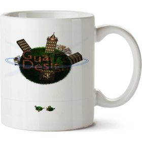 Art Hediye Design Guaira İki Tarafı Baskılı Beyaz Kupa
