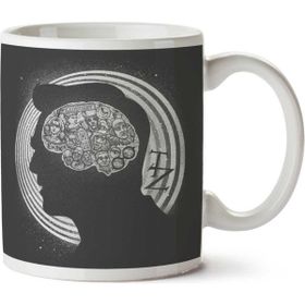 Art Hediye Dimension of Mind Twilight Zone İki Tarafı Baskılı Kupa Bardak