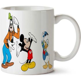 Art Hediye Disney Donald Duck Karakterler İki Tarafı Baskılı Kupa
