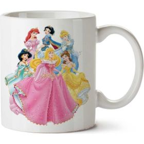 Art Hediye Disney Princesses İki Tarafı Baskılı Kupa