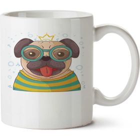 Art Hediye Do Cachorro Pug Köpek İki Tarafı Baskılı Kupa