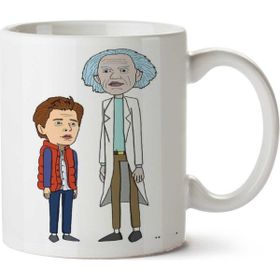 Art Hediye Doc and Marty İki Tarafı Baskılı Kupa