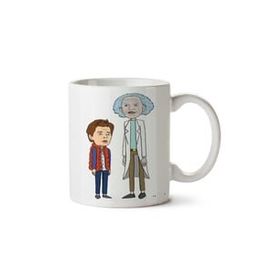 Art Hediye Doc and Marty İki Tarafı Baskılı Kupa